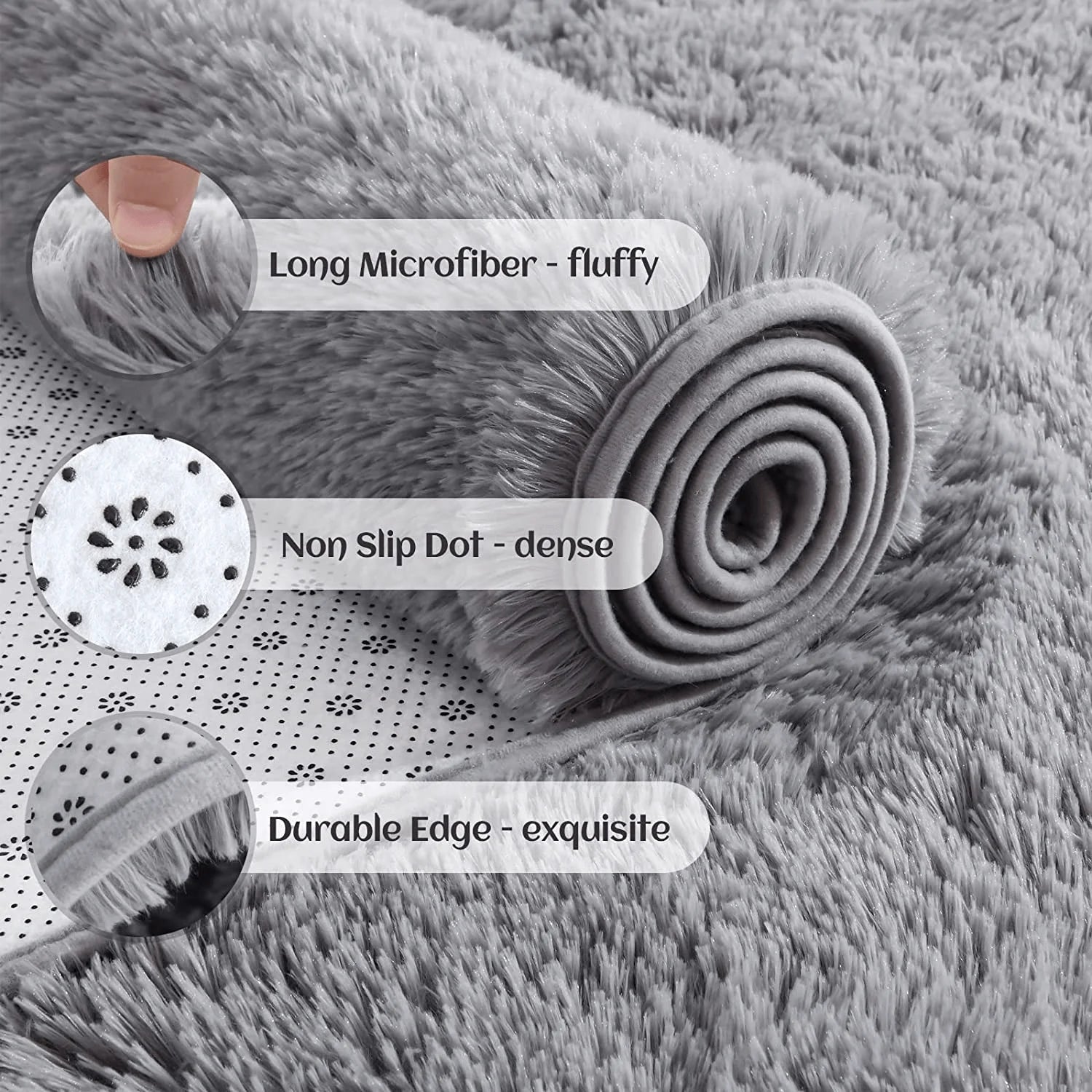 CloudSoft™ Shaggy Bedroom Rug