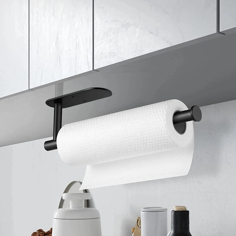 Matte Black Bathroom Organiser Set | Wall Mount